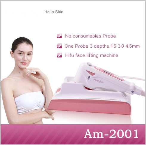 Am-2001 Hello Skin Hifu Face Lift WErinkle Removal Device